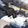 aaaSportx™ Winter Leather Motorcycle Gloves - Thermal Insulation - Hardshell Protection - Touch Screen Compatible