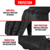 aaaSportx™ Breathable Leather Motorcycle Gloves - All-Weather Protection, Touch Screen Compatible